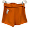 Camila Coelho Size Small Orange Polyester Blend High Rise Pleated Short Set Orange / Small