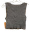 A.L.C. Size L Blue, Black, Beige Cotton Blend Knit Stripe Crop Short Set Blue, Black, Beige / L