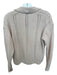 Michael Stars Size XS Cream Polyester Perforated Scallop Detail Collar Sweater Cream / XS