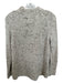 Madewell Size XS White & Gray Wool Blend Knit Mock Neck Sweater White & Gray / XS