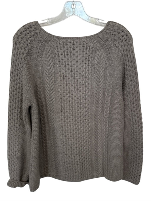 Joie Size S Gray Wool Blend Long Sleeve Cable Knit Sweater Gray / S