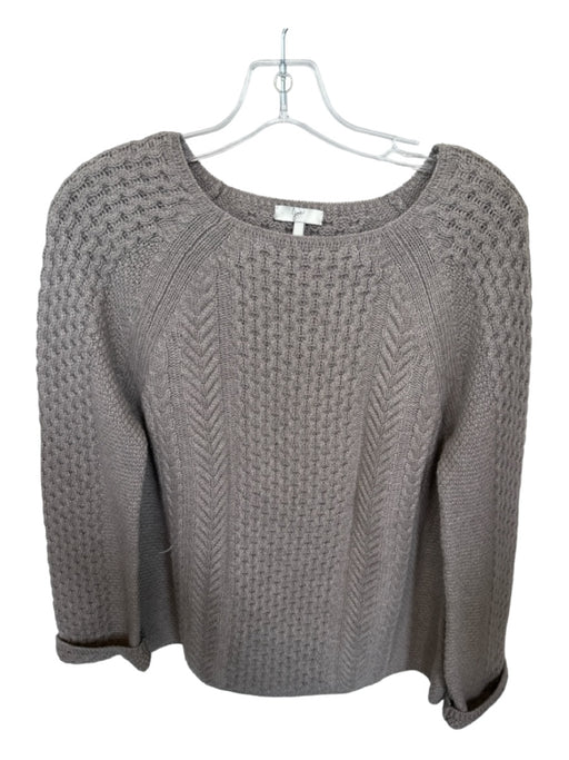 Joie Size S Gray Cashmere Blend Knit Long Sleeve Sweater Gray / S