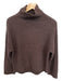 Rag & Bone Size XXS Brown Wool Mock Neck Knit Long Sleeve Sweater Brown / XXS