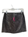 BlankNYC Size 24 Charcoal Suede Back Zip Mini Skirt Charcoal / 24