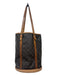 Louis Vuitton Brown & Beige Coated Canvas Monogram Shoulder Bag Bucket Bag Brown & Beige / L