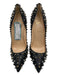 Christian Louboutin Shoe Size 41 Black Leather Studded Stiletto Pumps Black / 41