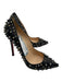 Christian Louboutin Shoe Size 41 Black Leather Studded Stiletto Pumps Black / 41