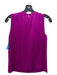 Diane Von Furstenberg Size 0 Purple Silk Round Neck Sleeveless Top Purple / 0