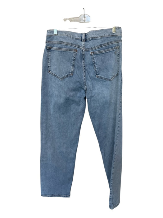 Pilcro Size 27 Light Wash Cotton Blend High Waist Straight Leg Jeans Light Wash / 27