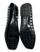 Jeffrey Campbell Shoe Size 8 Black Rubber Perforated Jelly Flats Black / 8