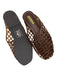 Soda Shoe Size 8 Brown Rubber Cut Outs Mule Jelly Flats Brown / 8