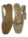 Zara Shoe Size 37 Taupe & Tan Suede Espadrille Buckle Gold Hardware Flats Taupe & Tan / 37