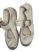 Free People Shoe Size 38 White & Blue Canvas Espadrille Platform Mary Jane Flats White & Blue / 38
