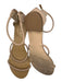 Billini Shoe Size 8 Blush Suede Back Zip Multi Strap Sandals Blush / 8