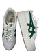 Asics Shoe Size 8 White & Green Leather Platform Athletic Sneakers White & Green / 8