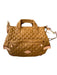 MZ Wallace Light Brown Nylon Quilted Top Handles Crossbody Strap Bag Light Brown / M