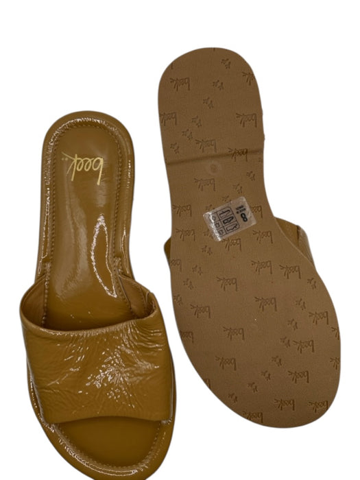 Beek Shoe Size 8 Tan Patent Leather Flat Mules Tan / 8