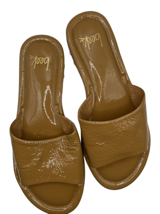 Beek Shoe Size 8 Tan Patent Leather Flat Mules Tan / 8