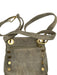 Hammitt Taupe & Gold Leather Outer Pocket Crossbody Zip Close Bag Taupe & Gold / XS