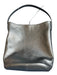 J. Crew Black Cow Leather Top Handle bucket Tie Closure Bag Black / M