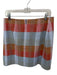 Madewell Size 10 Orange & Gray Linen & Cotton Plaid Back Zip Skirt Orange & Gray / 10