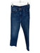 Mother Size 28P Dark Wash Cotton Blend High Waist Straight Leg Jeans Dark Wash / 28P