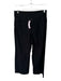 Maeve Size 28 Black Linen & Viscose High Waist Wide Leg Pants Black / 28