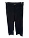 Maeve Size 28 Black Linen & Viscose High Waist Wide Leg Pants Black / 28