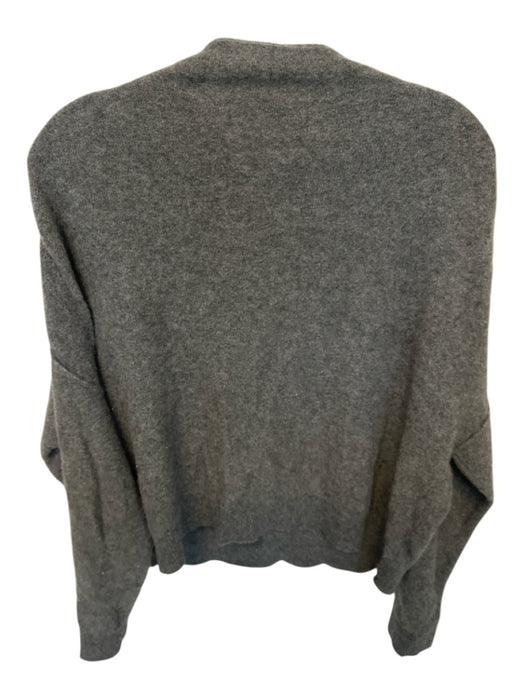 Pilcro Size S Gray Cashmere Mock Neck Long Sleeve Sweater Gray / S