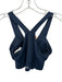 Alo Size S Navy Polyester Blend Built in bra Racerback Cropped Athletic Top Navy / S