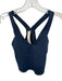 Alo Size S Navy Polyester Blend Built in bra Racerback Cropped Athletic Top Navy / S