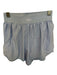 Alo Size XXS Sky Blue Polyester Blend Waist Band High Waist Athletic Shorts Sky Blue / XXS