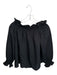 Tuckernuck Size S Black Polyester Off Shoulder Long Sleeve Top Black / S