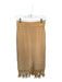 Derek Lam 10 Crosby Size S Yellow & White Macrame Elastic Waist Fringe Skirt Yellow & White / S
