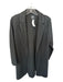 Zara Size L Black Polyester Long Sleeve Duster Coat Black / L