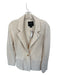 Sanctuary Size XS Cream Cotton Blend Knit One Button Jacket Cream / XS