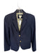 J. Crew Size 2 Navy Wool Blend 2 Buttons Blazer Jacket Navy / 2