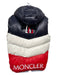 Moncler Like New Size 4 Blue & Red Synthetic Puffer Vest Men's Jacket 4