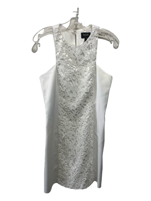 Laundry by Shelli Segal Size 4 White Polyester Floral Lace Sleeveless Dress White / 4