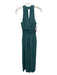 Anthropologie Size S Green Viscose Wrinkle Affect Sleeveless Wide Leg Jumpsuit Green / S