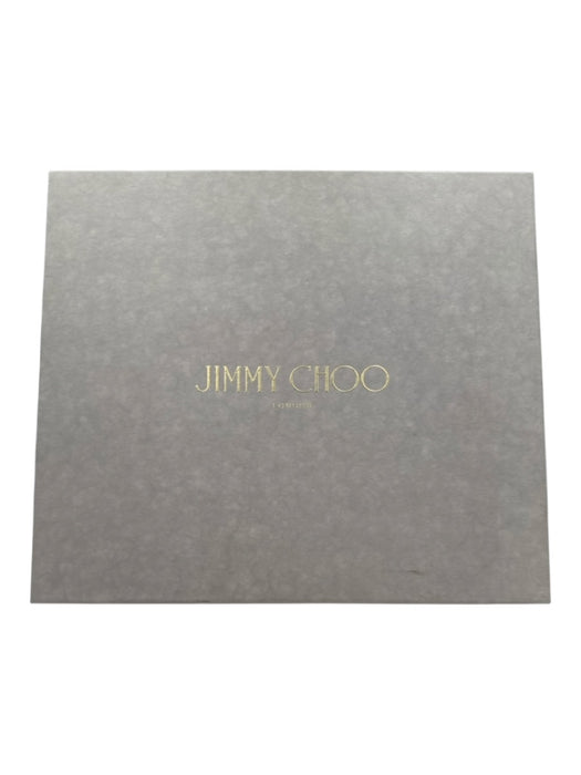 Jimmy Choo Shoe Size 38 Beige Cork Criss Cross Ankle Wrap Ribbed Wedges Beige / 38