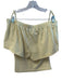 Edikted Size M Yellow Polyester Elastic Waist Lace Trim Sleeveless Pajamas Yellow / M