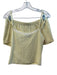 Edikted Size M Yellow Polyester Elastic Waist Lace Trim Sleeveless Pajamas Yellow / M