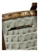 Brahmin Gray & bronze Leather Embossed Top Zip Rolled Handles shoulder strap Bag Gray & bronze / L