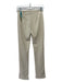 En Saison Size XS Beige Polyester Side Zip Ankle Slits Pants Beige / XS