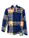 North Face Size S Blue, Green, Orange, White Polyester Fuzzy Abstract Jacket Blue, Green, Orange, White / S