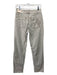 Pilcro Size 25 Gray & Cream Cotton Low Rise Metallic Thread Embroidered Pants Gray & Cream / 25