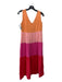 Marine Layer Size XS Pink, Red, Orange Cotton Gauze Colorblock Sleeveless Dress Pink, Red, Orange / XS