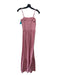 Anthropologie Size XS Pink Cotton Ruched Bodice Spaghetti Strap Maxi Dress Pink / XS