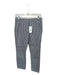 Tory Burch Size 4 Navy & white Cotton jaquard Basket Weave Pants Navy & white / 4